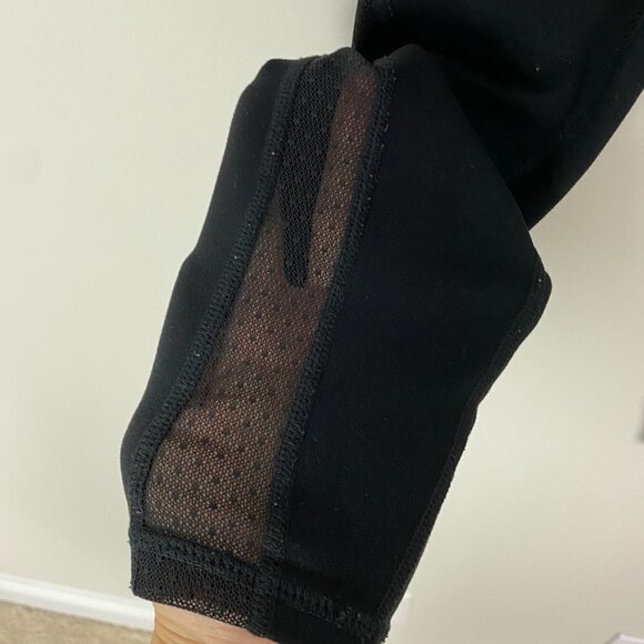 Athleta HI-RISE Intuition 7/8 Tight Leggings Mesh Womens XXS Black - Picture 6 of 13